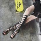 High-top Gladiator Flat Sandals