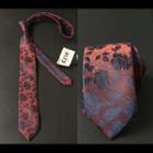 Rose Print Neck Tie 005 - One Size