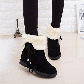 Fold Over Short Boots