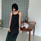 Spaghetti-strap Maxi Swing Dress