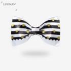 Striped Dotted Bow Tie