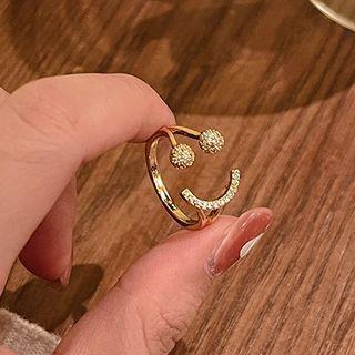 Smiley Ring Gold - One Size