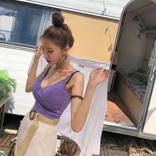Wrap-front Camisole Top