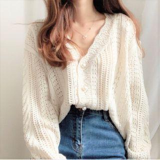 Plain Crochet Cardigan