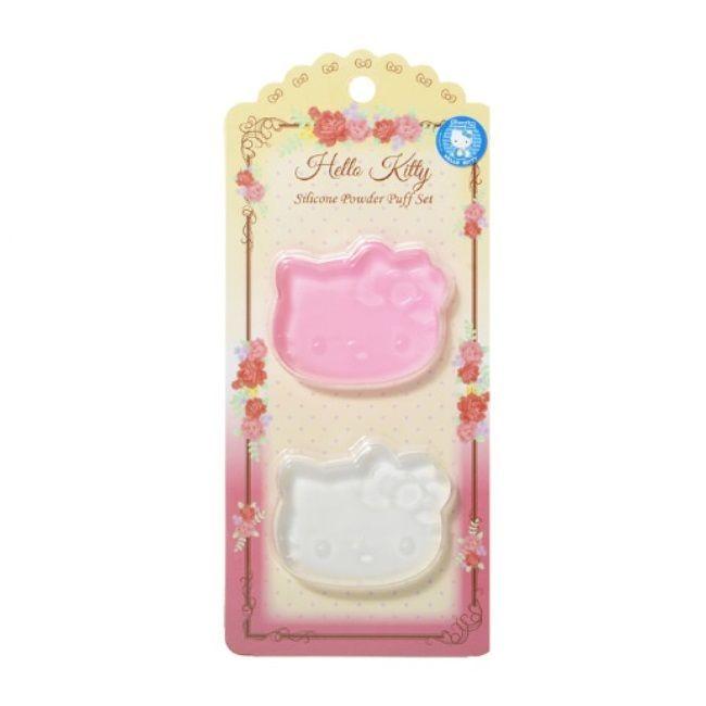 Sanrio Hello Kitty Silicone Powder Puff Set 2 Pcs 1 Pc