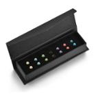 Color Crystal Ear Stud (7 Pairs) As Shown In Figure - One Size