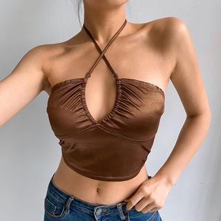 Silky Halter Top