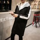 Fleece Lined Zip-up Long Coat