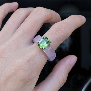 Rhinestone Acrylic Ring
