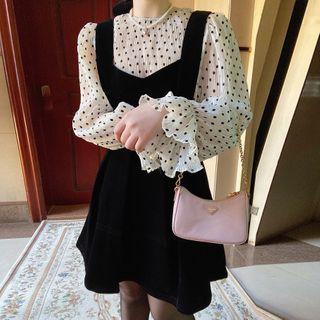 Velvet Mini Jumper Dress