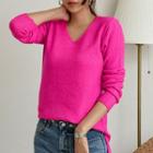 Deep V-neck Regular-fit Sweater