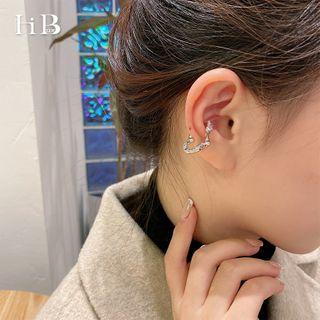 Twisted Alloy Rhinestone Earring