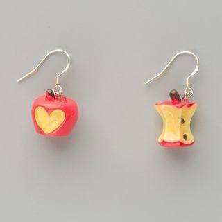 Apple Asymmetrical Dangle Earring