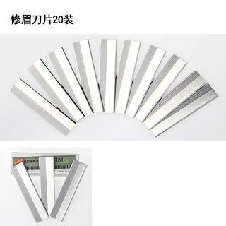Set: Eyebrow Razor + Blades (10 Pcs)