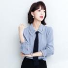Chiffon Blouse With Necktie