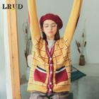 Plaid Pocketed Cardigan
