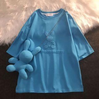 Short-sleeve Rabbit T-shirt / Crossbody Bag / Set