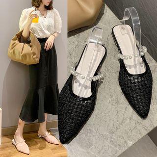 Pointed Flat Mules