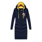 Applique Hooded Pullover Dress