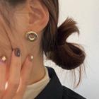 Stud Earring 1 Pc - Gold - One Size