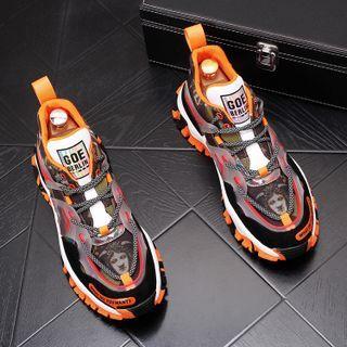 Platform Overlay Sneakers