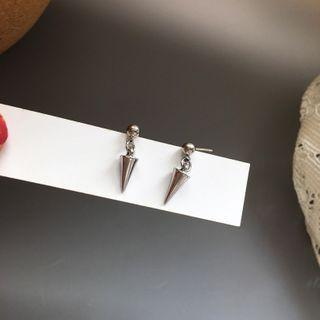 Geometric Alloy Dangle Earring 1 Pair - S925silver Earrings - One Size