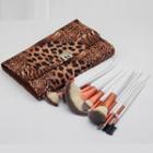 Set Of 24: Makeup Brush Leopard - One Size