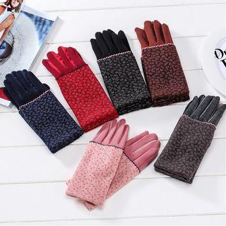 Floral Touchscreen Gloves