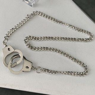 Cufflink Alloy Pants Chain Silver - One Size