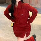 Fleece Ribbon Jacket / Fleece Ribbon Skirt