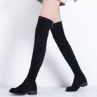 Genuine Suede Over-the-knee Boots