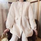 Lace Collar Button-up Jacket