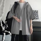 Short-sleeve Hood Shirt