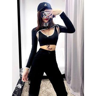 Patchwork Crop Top