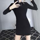 Long-sleeve / Sleeveless A-line Mini Dress