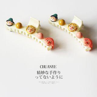 Cartoon Hair Claw 01# - Off-white - One Size