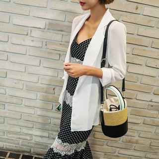 Open-front See-through Blazer
