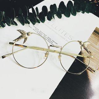Swallow-accent Sunglasses / Eyeglasses