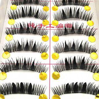 False Eyelashes (10 Pairs) #040 40 - One Size