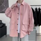 Pocketed Button Up Jacket