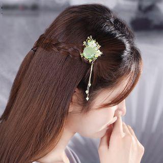 Retro Faux Crystal Hair Comb As Shown In Figure - One Size