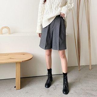 Herringbone Bermuda Shorts