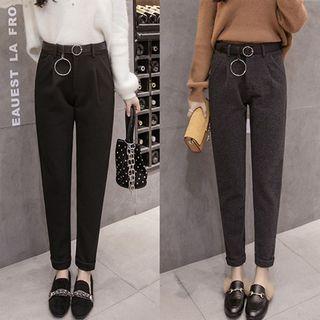 Woolen Pleated Pants