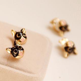 Sterling Silver Cat Earrings / Ear Cuffs