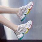 Rainbow Sole Platform Sneakers