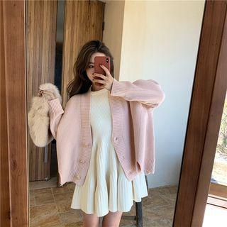 Plain Cardigan / Sweater Dress