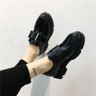 Adhesive Strap Platform Shoes
