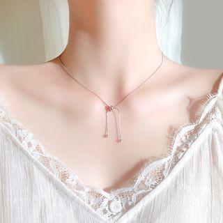 925 Sterling Silver Choker As Shown In Figure - One Size