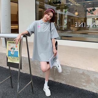 Polocollar T-shirt Dress