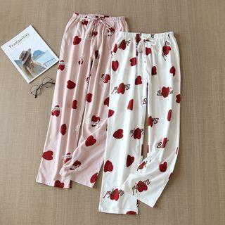 Printed Knit Lounge Pants